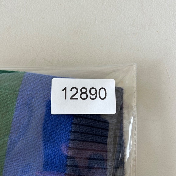 Oshkosh Kids Quarter Zip Sweater Size 18M  Blue Green Striped Pullover - Picture 4 of 4